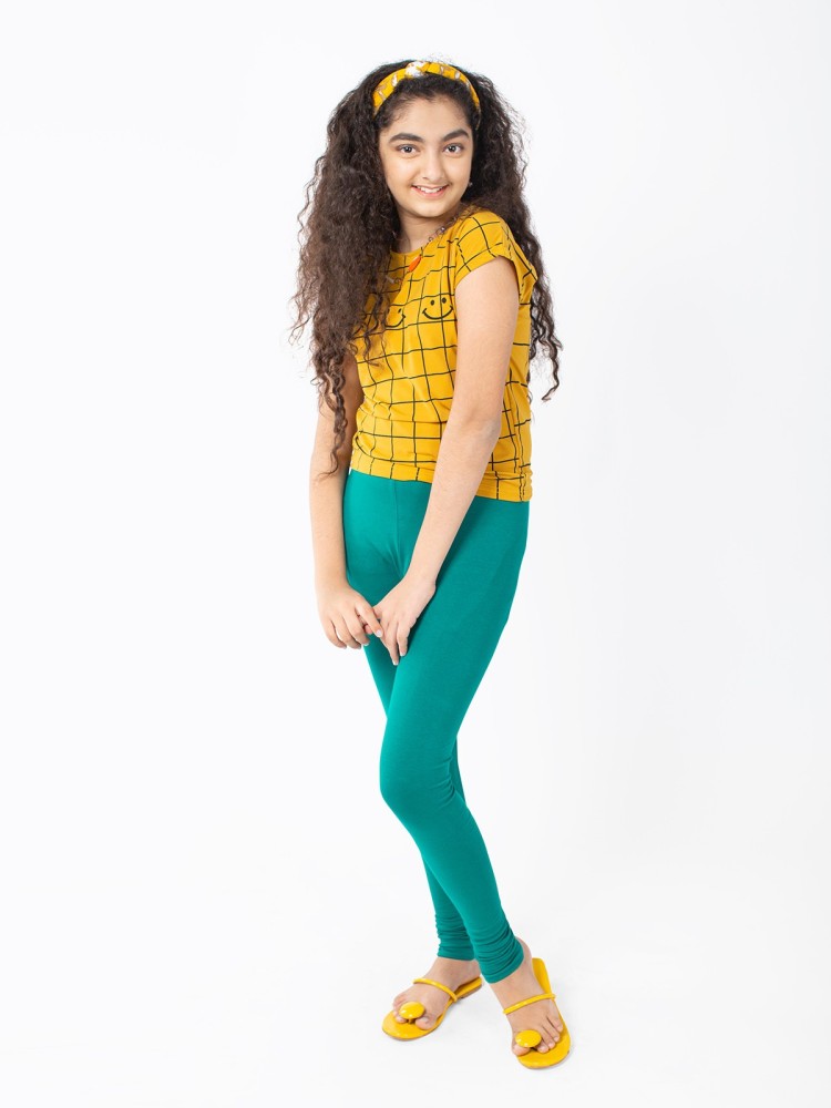 Buy Indian Flower Girls Grey Solid Legging Online at Best Prices in India -  JioMart.