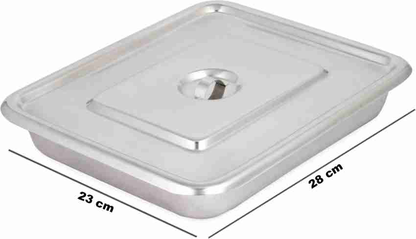 Flat Tray Stainless Steel 10″x15″ « Medical Mart