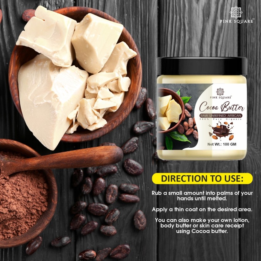 Better Shea Butter Raw Cocoa Butter - Unrefined, 100% Pure, Food Grade -  Use for Cocoa Lip Balm, Stretch Marks Cream, Cacao Butter Cream, Scars Oil
