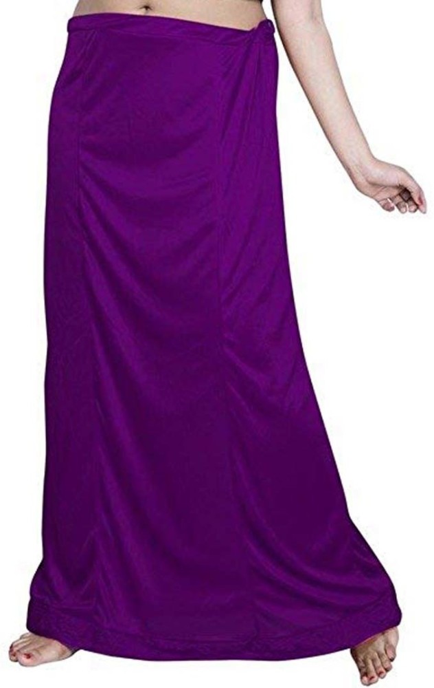 SIRIL Women's Lycra Full Elastic Saree Shapewear Petticoat, Navy Blue, M  price in UAE | Amazon UAE | kanbkam