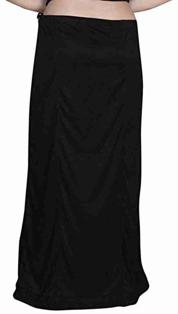 Women Saree Cotton Underskirt Petticoat Adjustable Sari Slip Inskirt Inner  Wear
