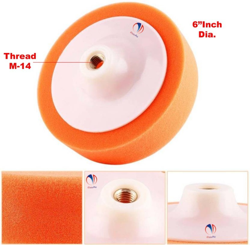 7pcs 3 Inch Polishing Pad Sponge Buffing Pad Multicolor with Polishing  Plate Shank for Automotive Wheel Hub Care Cleaner