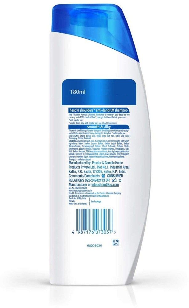 Head and deals shoulders shampoo ingredients