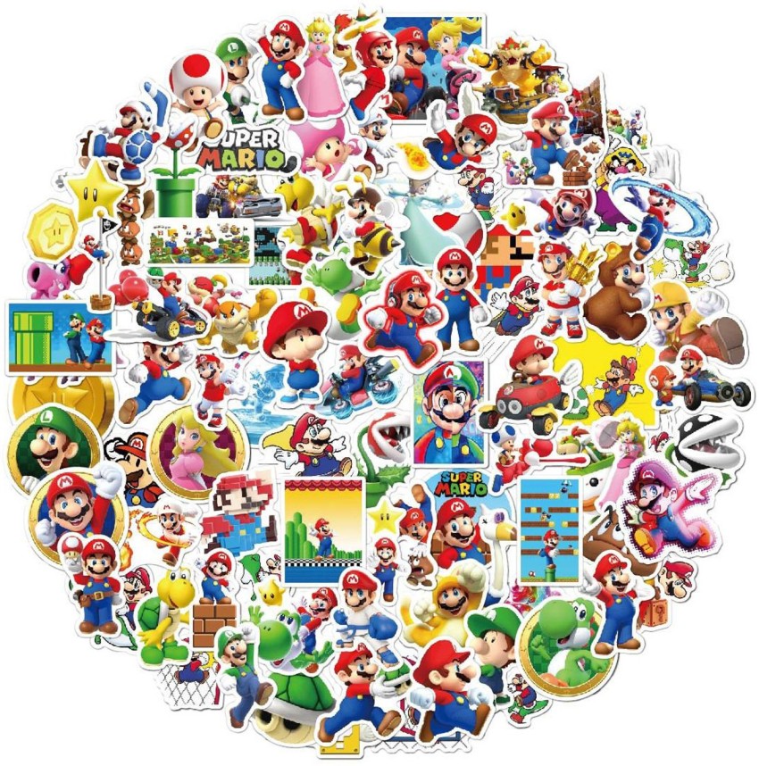 twinster 4.318 cm Super Mario Cool Laptop Stickers, Vinyl Stickers Self  Adhesive Sticker Price in India - Buy twinster 4.318 cm Super Mario Cool Laptop  Stickers, Vinyl Stickers Self Adhesive Sticker online