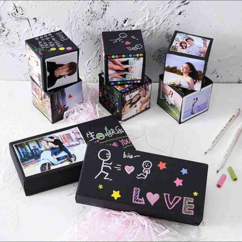 Explosion Gift Box,DIY Photo Album Box,Surprise Exploding Love