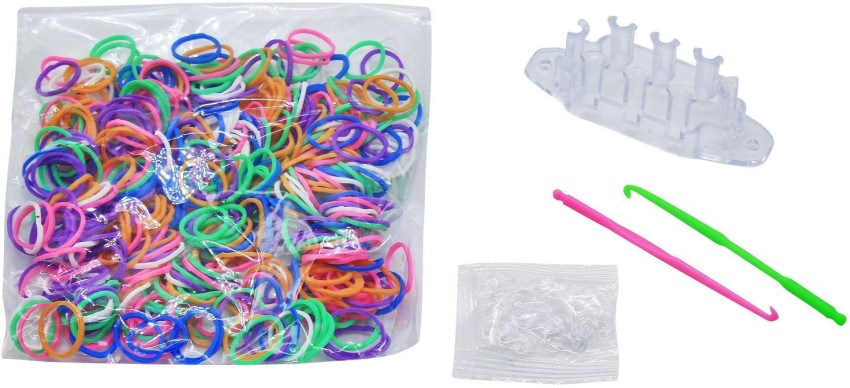 AmigozZ Kids Rainbow Rubber Bands for Bracelets Kit with Case 2400 Loom  Bands DIY Crafting Bracelet Making Kit Gifts for Boys Girls