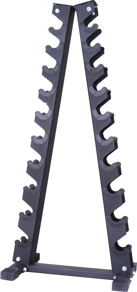 KOBO Imported A Frame Dumbbell Rack Stand Only 10 Tier Weight