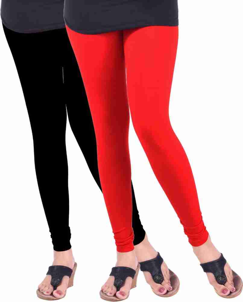 Buy Lyra Women's Fluorescent Green Solid Churidar Leggings Online at Best  Prices in India - JioMart.