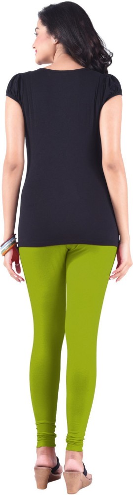 Buy LYRA Parrot Green Superior staple cotton Churidar Leggings.Look like  new even after repeated washing,Suitably designed to mould any body shape  perfectly. Online at Best Prices in India - JioMart.