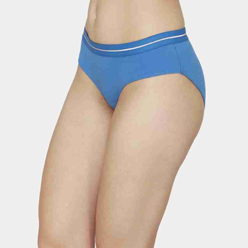 ZIVAME Women Hipster Blue Panty - Buy ZIVAME Women Hipster Blue Panty  Online at Best Prices in India