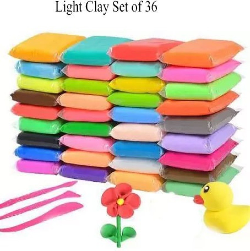 Air Dry Clay for Kids- 36 Colors Super Light Modeling Clay, Magic Foam Clay  with 3 Sculpting Tools, Soft Arts Clay Gift for Boys & Girls 4+ 