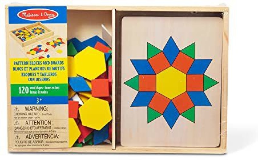 Melissa & doug pattern cheap blocks and boards classic toy