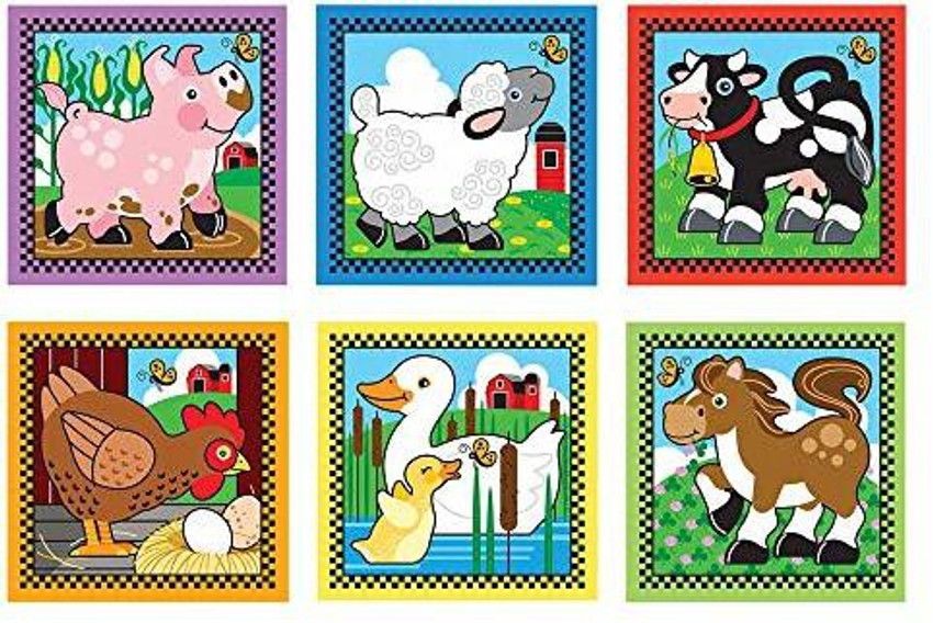 Melissa & doug best sale farm cube puzzle