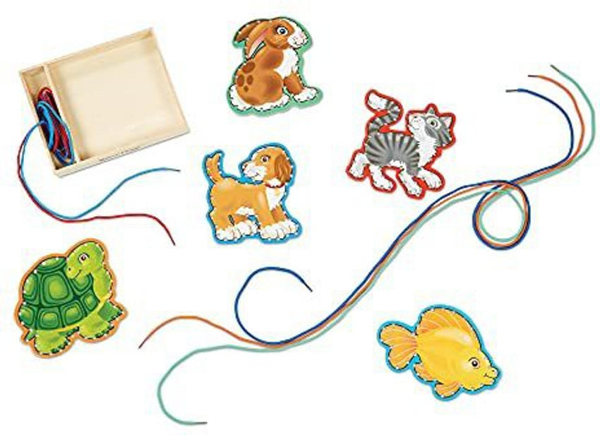Melissa & doug lace shop and trace activity set