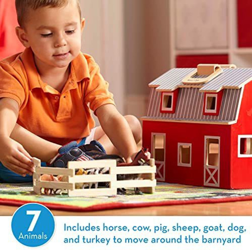 Melissa and doug fold and go barn outlet