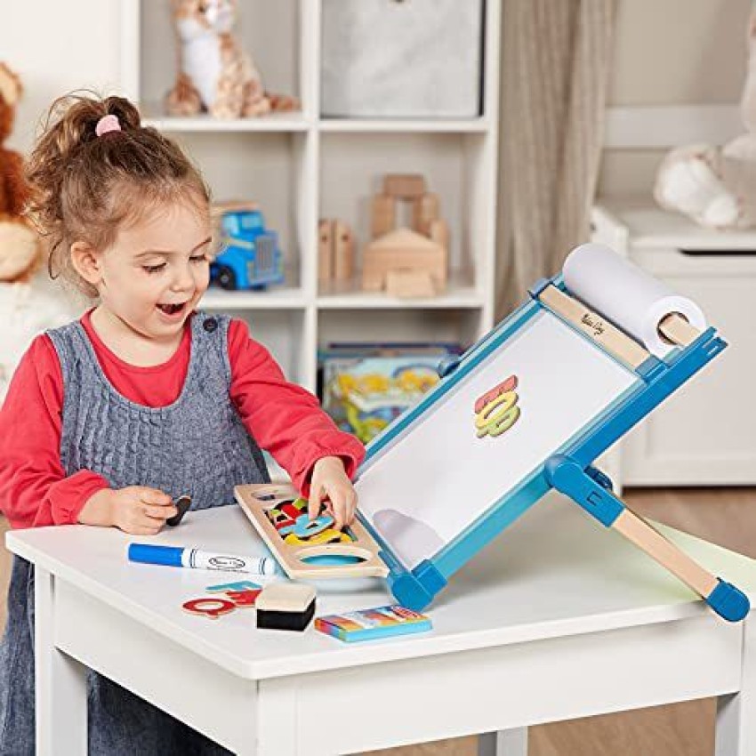 Melissa and doug double sales sided magnetic tabletop easel