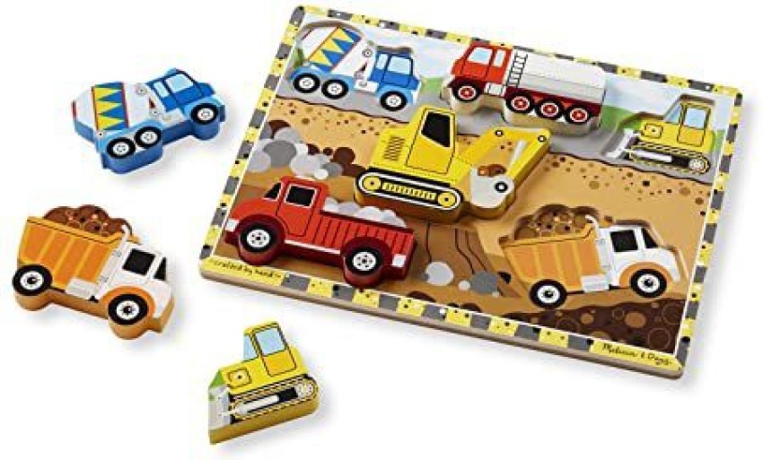 Melissa and doug store chunky puzzle construction