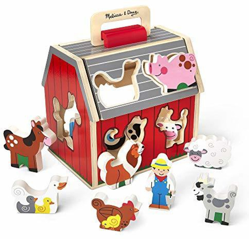 Melissa and doug take along railroad hot sale