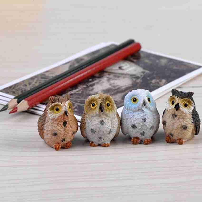 Vintage Owl Figurines Collection of Six Mini popular under 3”