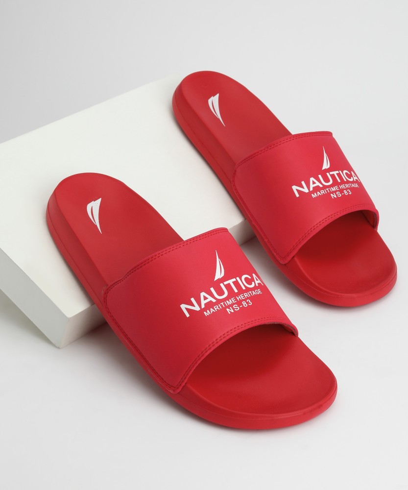 Nautica slides sale red