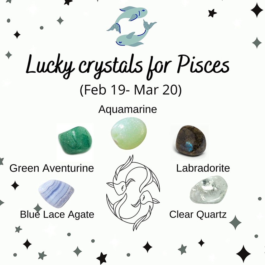 Pisces star sign stone store