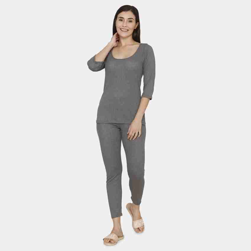CITIZEN Thermal Winter Inner Wear Sleeveless Top & Pajama Set For