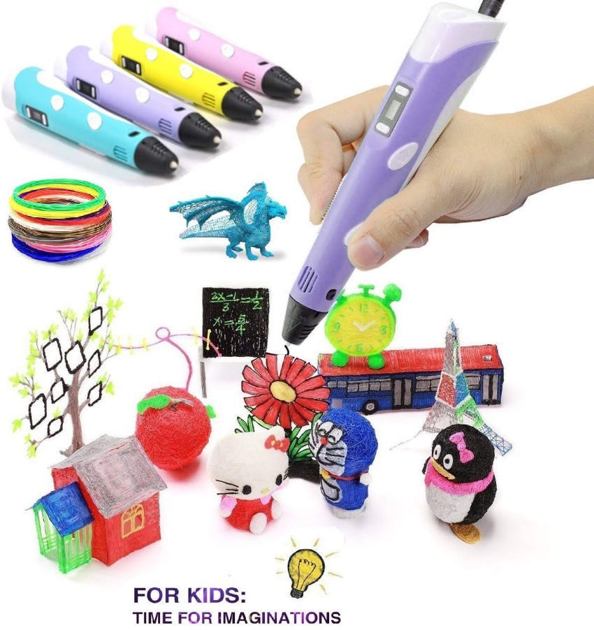 METERK 3D Printing Pen Intelligent Doodler Pen with LCD Display