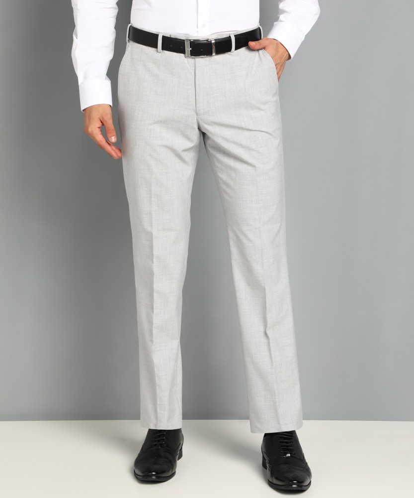 Arrow Formal Trousers  Buy Arrow Men Dark Grey Jackson Super Slim Fit  Smart Flex Formal Trousers Online  Nykaa Fashion