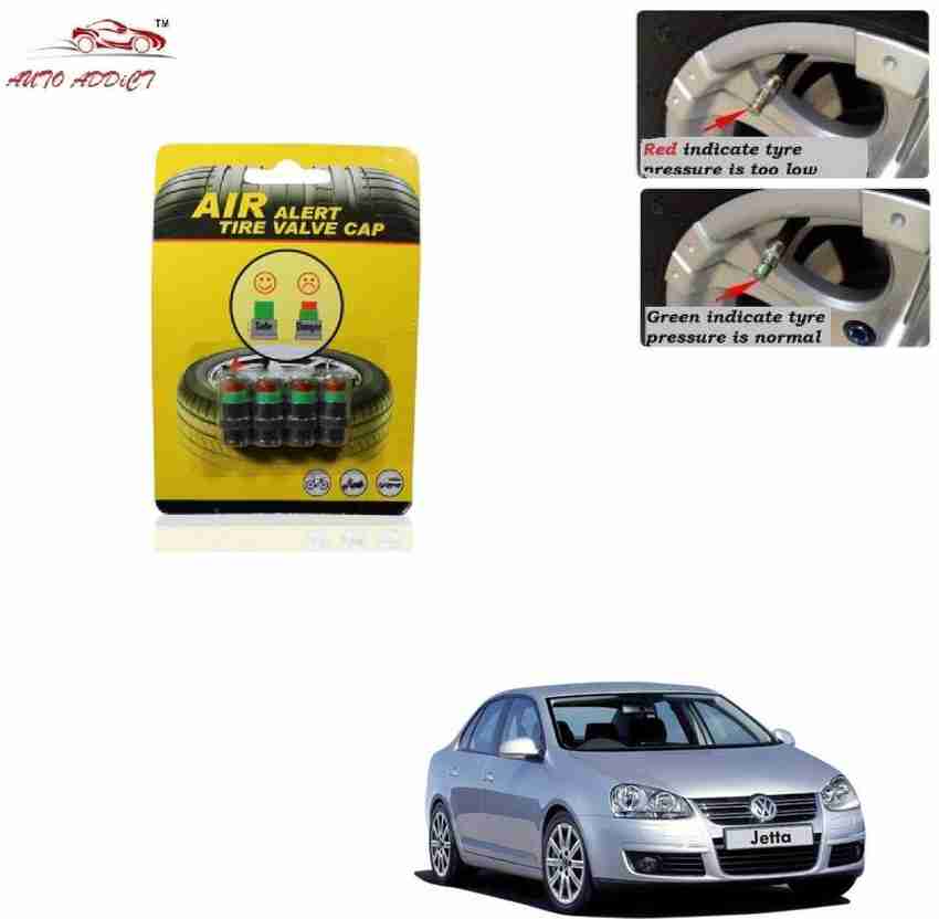 Car tyre pressure store valve caps