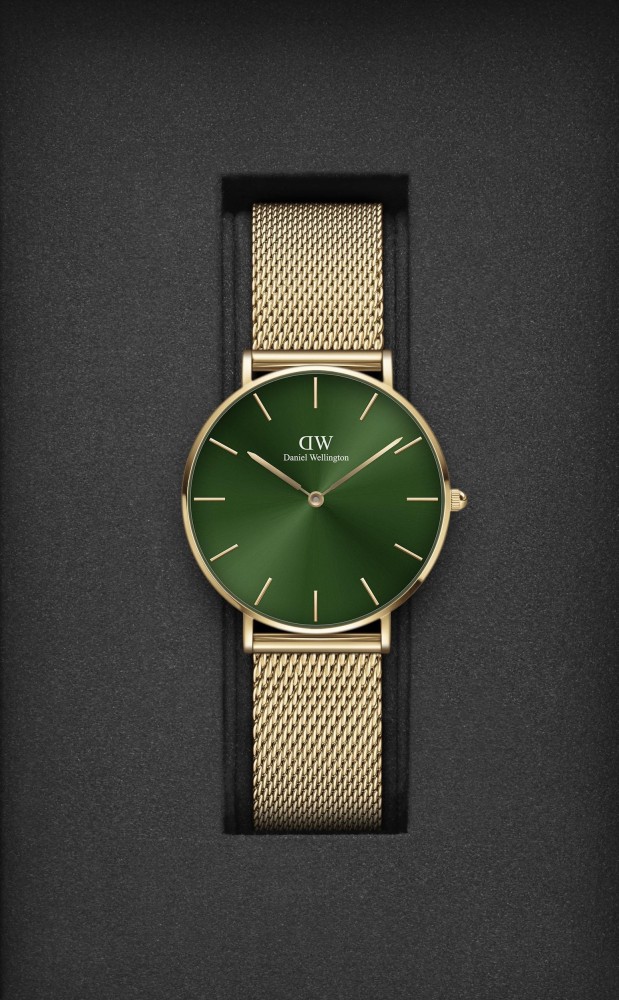 Daniel wellington green online dial