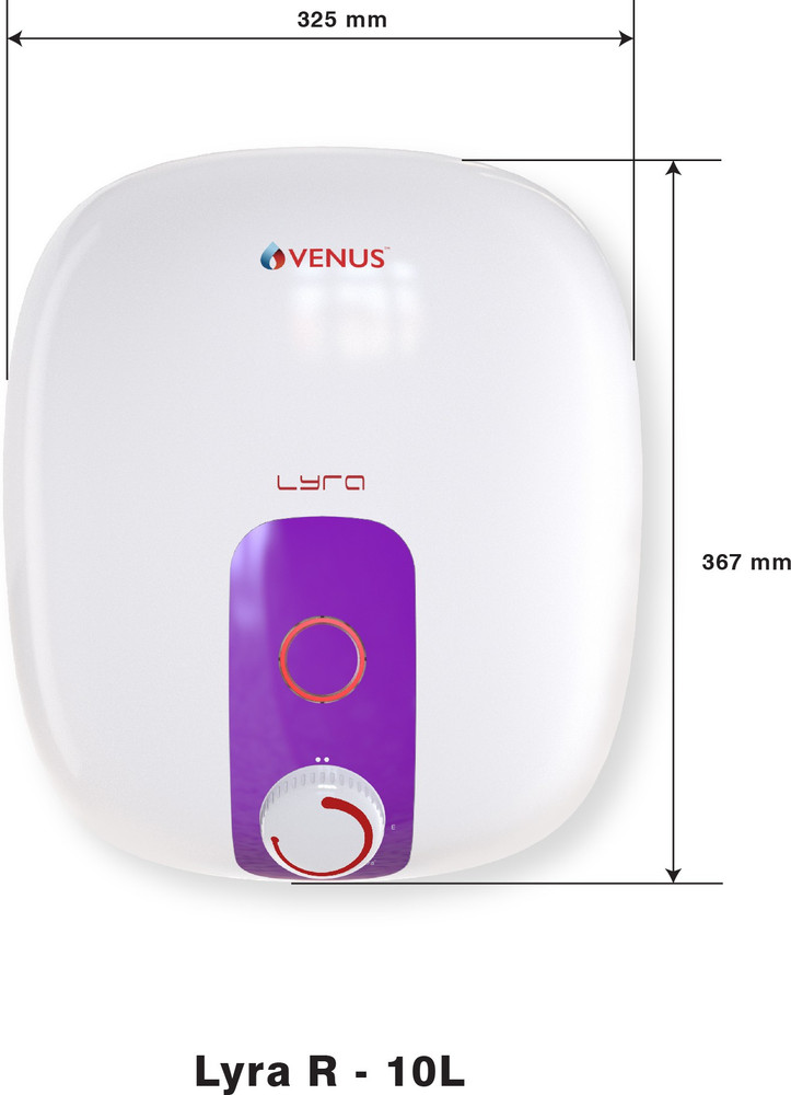 Venus 10 L Storage Water Geyser (Lyra 10R, WHITE/PURPLE) Price in India -  Buy Venus 10 L Storage Water Geyser (Lyra 10R, WHITE/PURPLE) online at  Flipkart.com