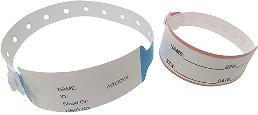 Hospital patient id discount wristbands