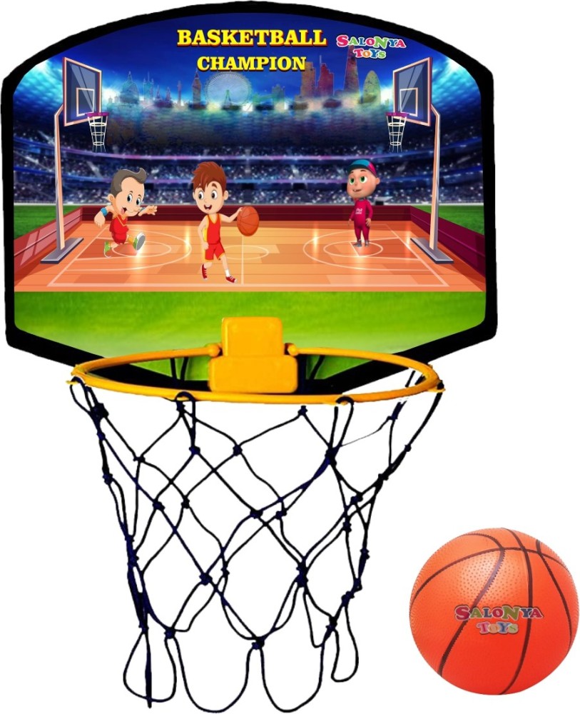 SALONYA TOYS Basket ball kit for kids playing indoor basket ball