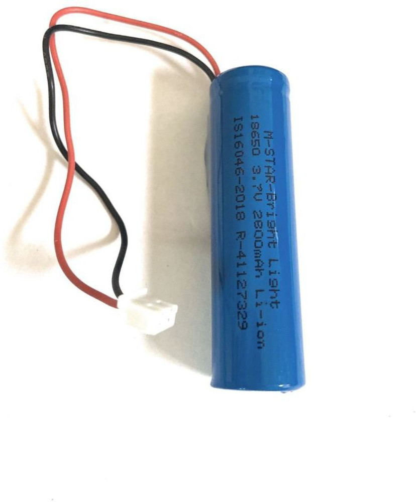 DHRUV PRO 3.7v 2800mAh Li Ion 18650 Rechargeable with wire For