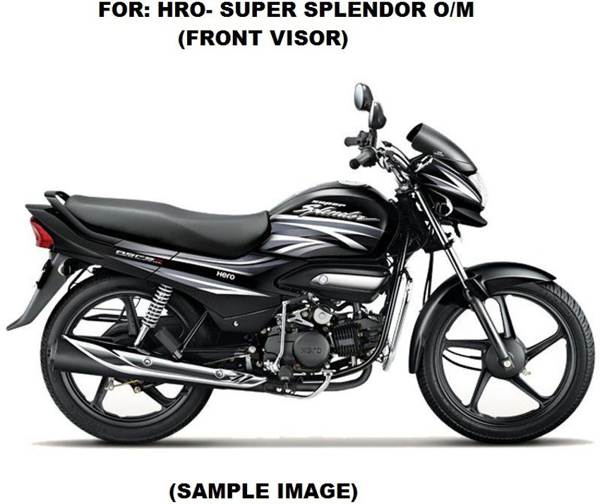 Hero super splendor outlet bs6 black colour