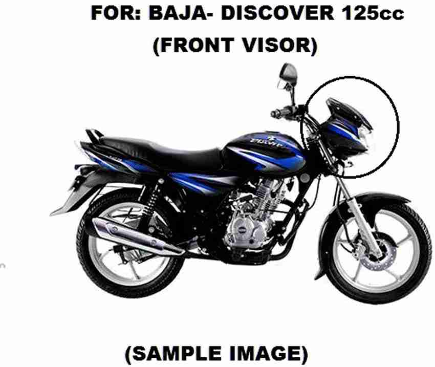 ULTRA FOR DIS 125 2017 BLACK BLUE Bike Headlight Visor Price in