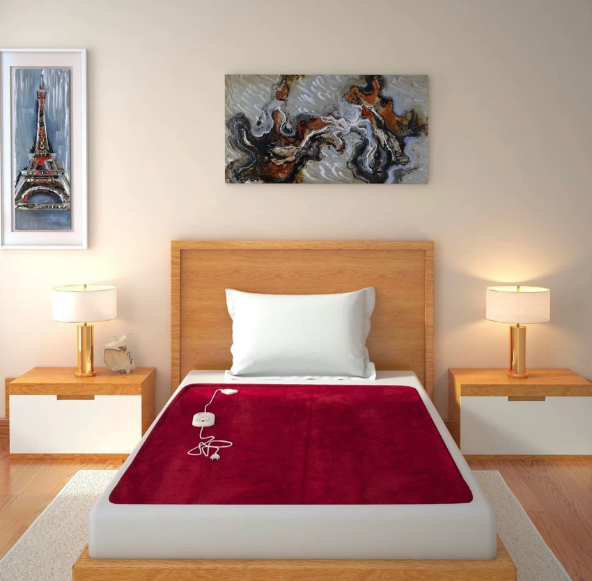 MS WORLD Solid Single Electric Blanket for Heavy Winter - Buy MS WORLD  Solid Single Electric Blanket for Heavy Winter Online at Best Price in  India | Flipkart.com