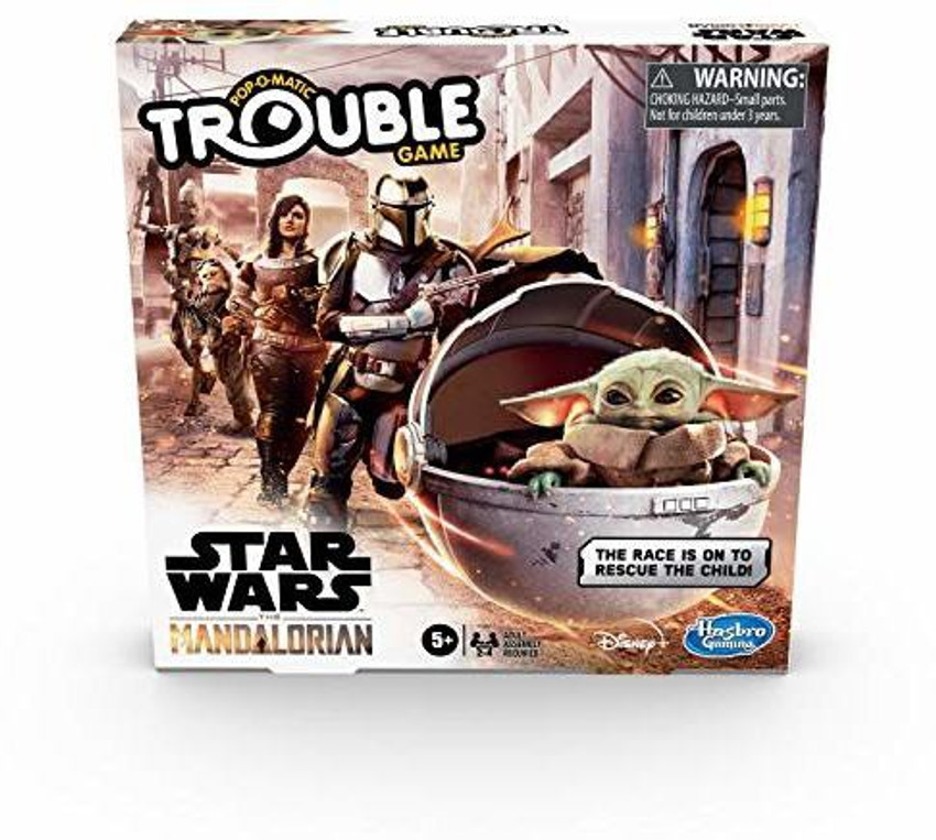 Hasbro Gaming Trouble Board Game, 2-4 Players - For Kids 5 Years, 4 players  