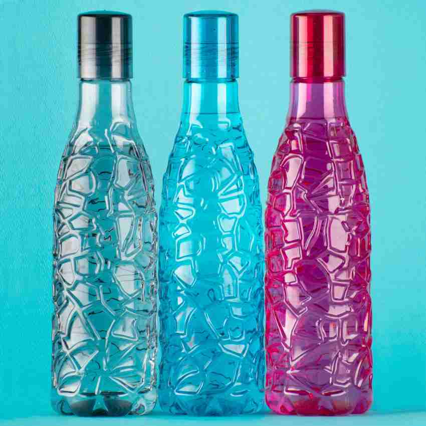 Fridge 1 liter Crystal Clear Cobra Pattern Plastic Water Bottles