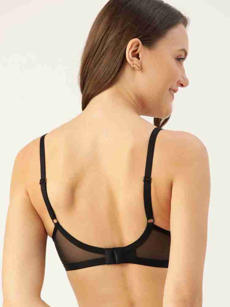 Buy DressBerry Black Solid Non Wired Non Padded Everyday Bra DB