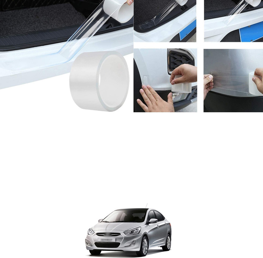 PROEDITION Car Door Transparent Seal Strip Door Edge Guard 1.9 Inch x 5metre V7 Matte Glossy Chrome Hyundai Accent Side Garnish Price in India Buy PROEDITION Car Door Transparent Seal Strip Door Edge