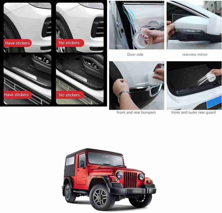 Jeep door top edge guards
