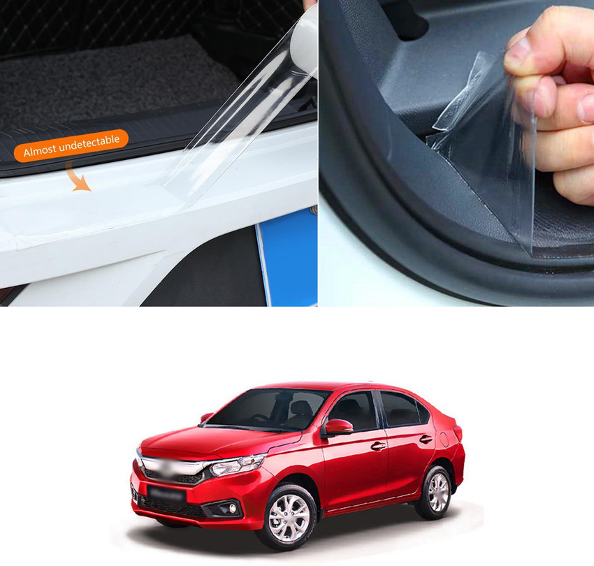 PROEDITION Car Door Transparent Seal Strip Door Edge Guard 1.9 Inch x 5metre V32 Matte Glossy Chrome Honda Amaze Side Garnish Price in India Buy PROEDITION Car Door Transparent Seal Strip Door Edge