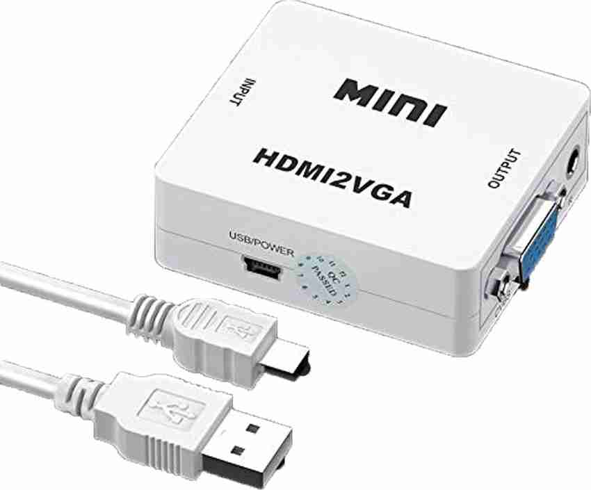 REC Trade Micro USB Cable 2 A 0.05 m Mini HDMI to VGA 1080p