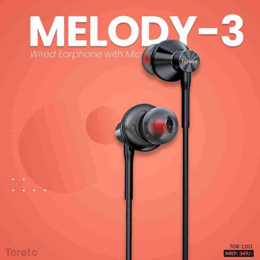 Toreto wired earphones online