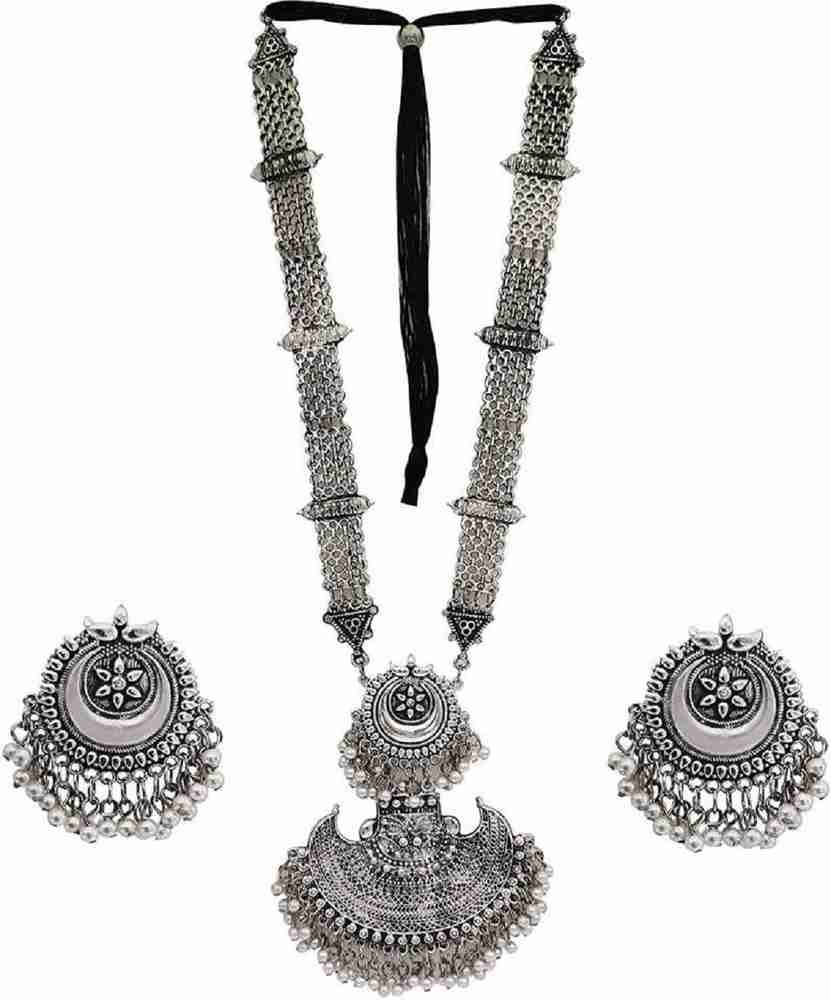 tun tun stor Oxidised Silver Silver Silver Jewellery Set Price in