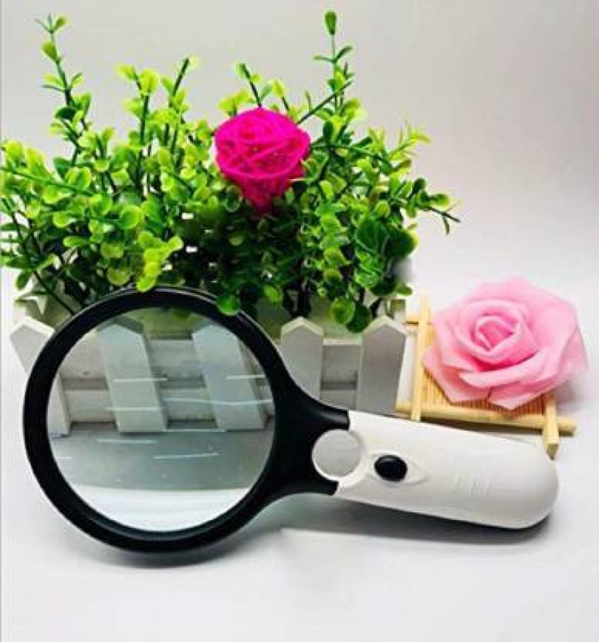 3 LED Light 45X / 3X Lens Handheld Magnifier Reading Magnifying Jewelry  Loupe - Helia Beer Co