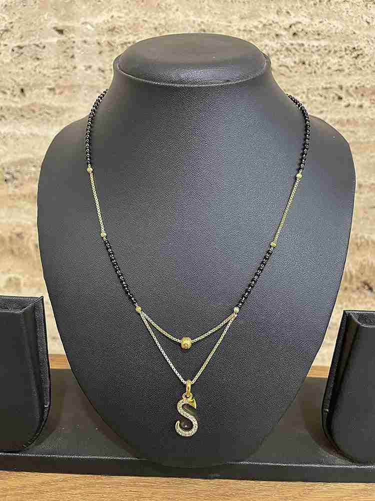 Mangalsutra with clearance alphabet