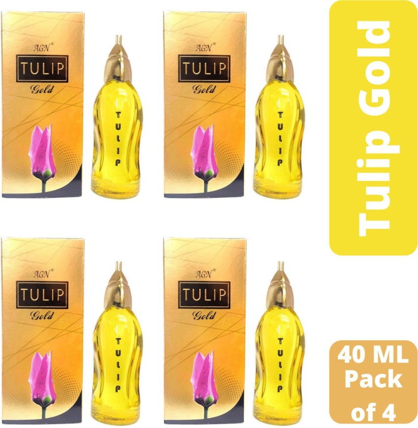 Buy AGN Tulip Gold Perfume 40ml Each Pack of 4 Perfume 160 ml