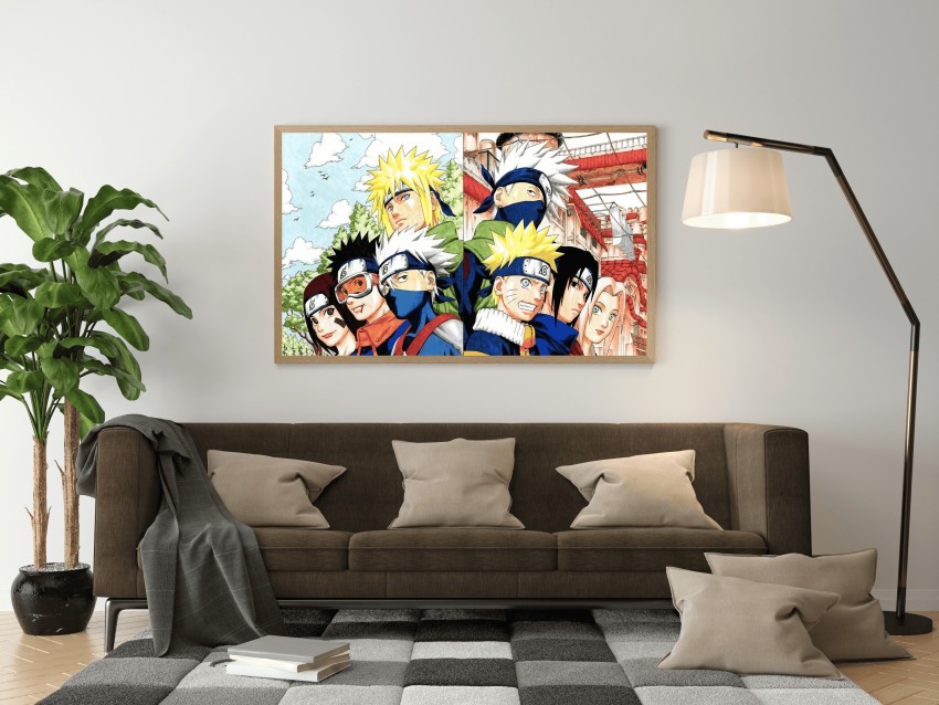 Naruto Shippuden - Photo Team 7 Framed poster